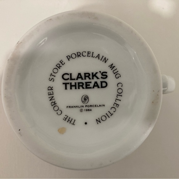 THE CORNER STORE PORCELAIN VINTAGE MUG COLLECTION CLARK’S THREAD MUG - 8oz - Picture 5 of 5